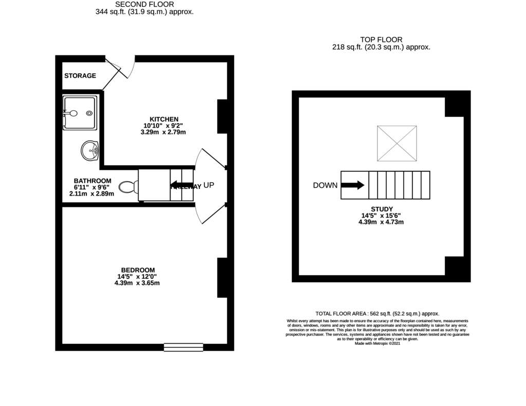 1 bedroom flat to rent - floorplan