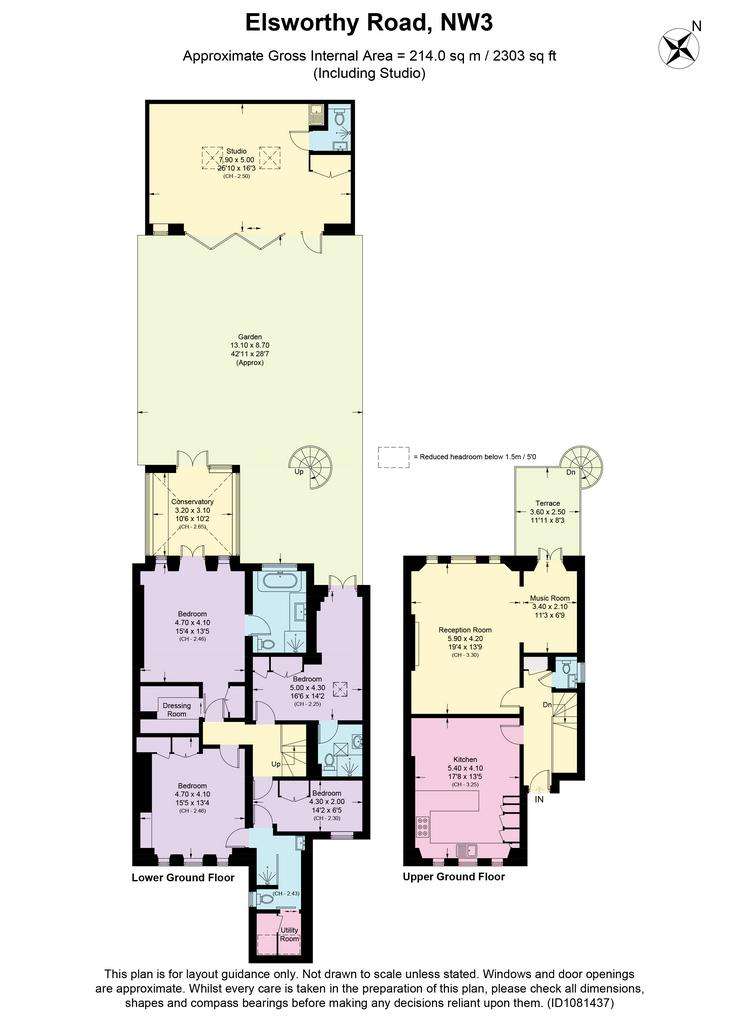 4 bedroom maisonette for sale - floorplan