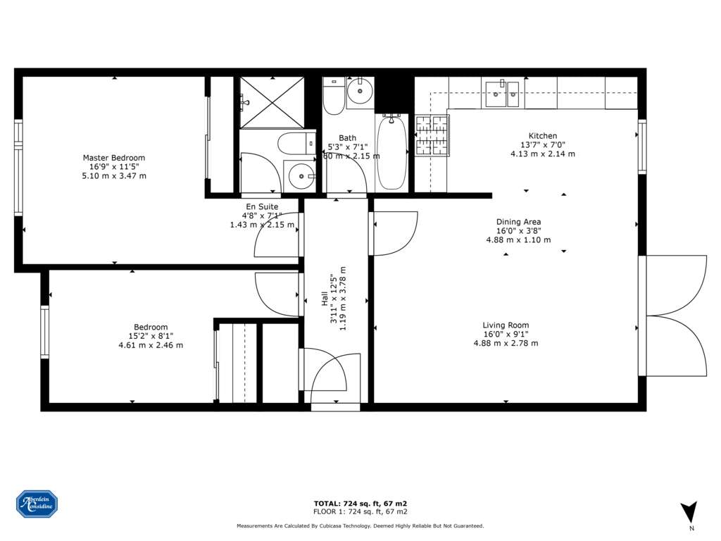 2 bedroom flat for sale - floorplan