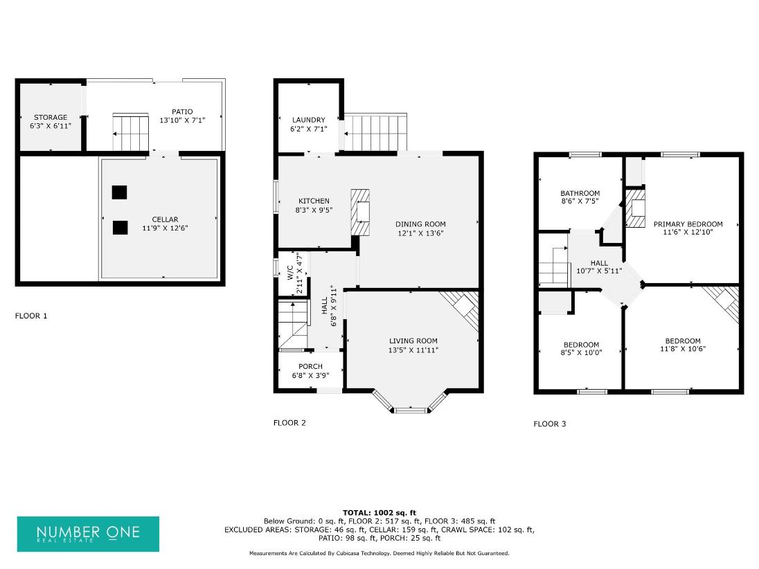 3 bedroom detached house for sale - floorplan