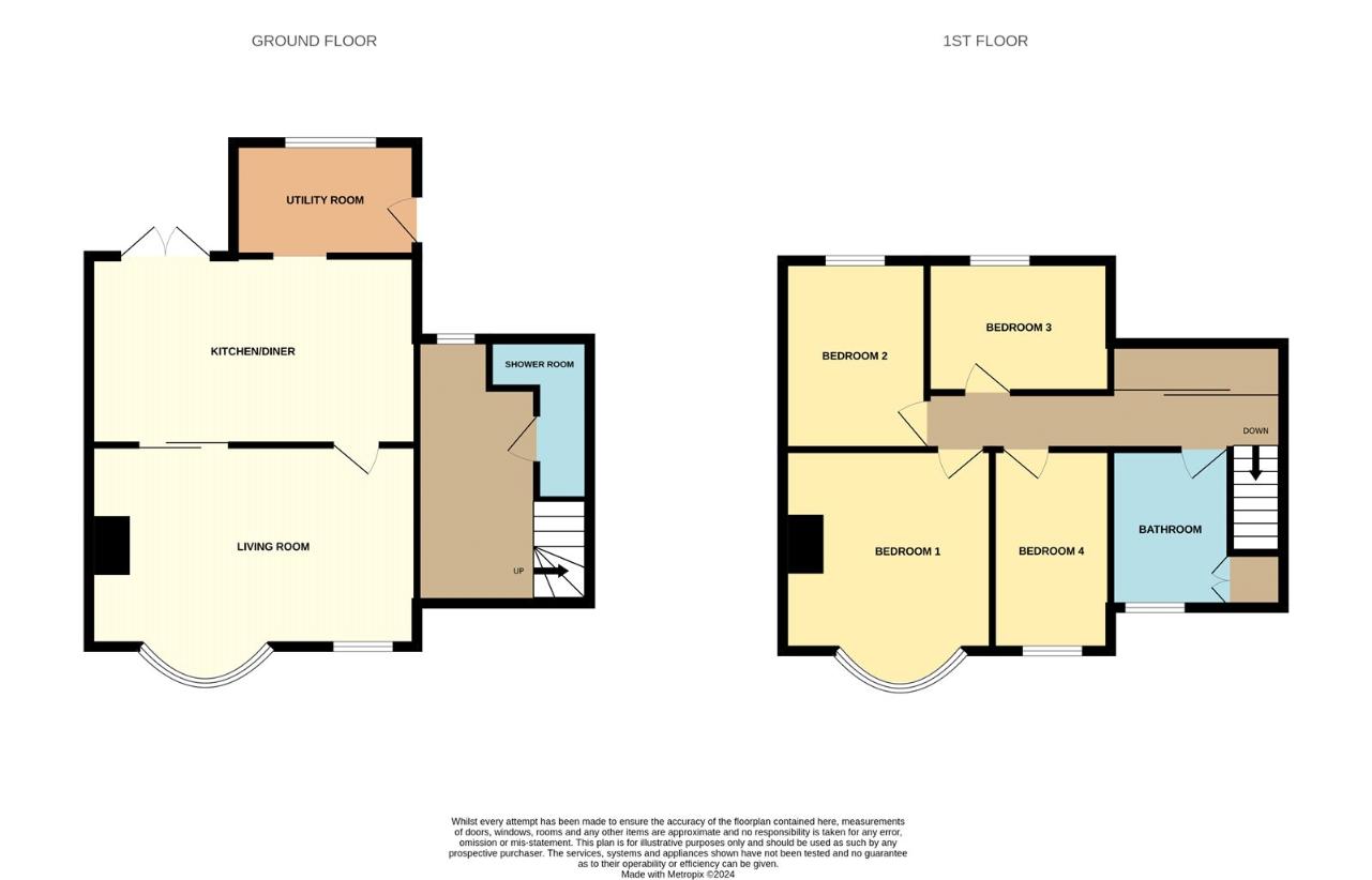 4 bedroom property for sale - floorplan