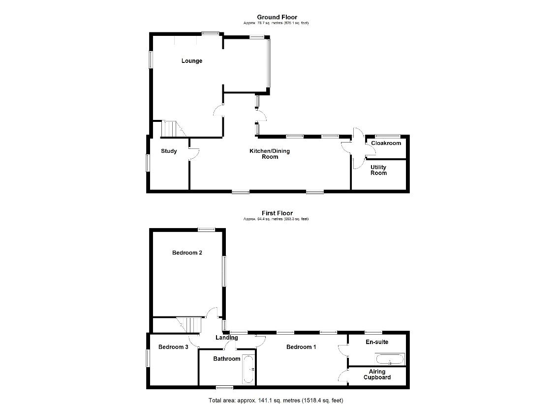 3 bedroom property for sale - floorplan