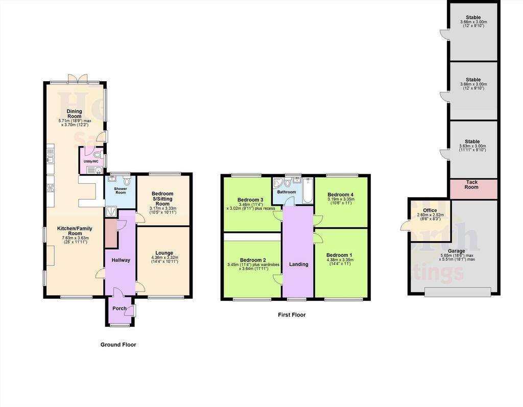 5 bedroom house for sale - floorplan