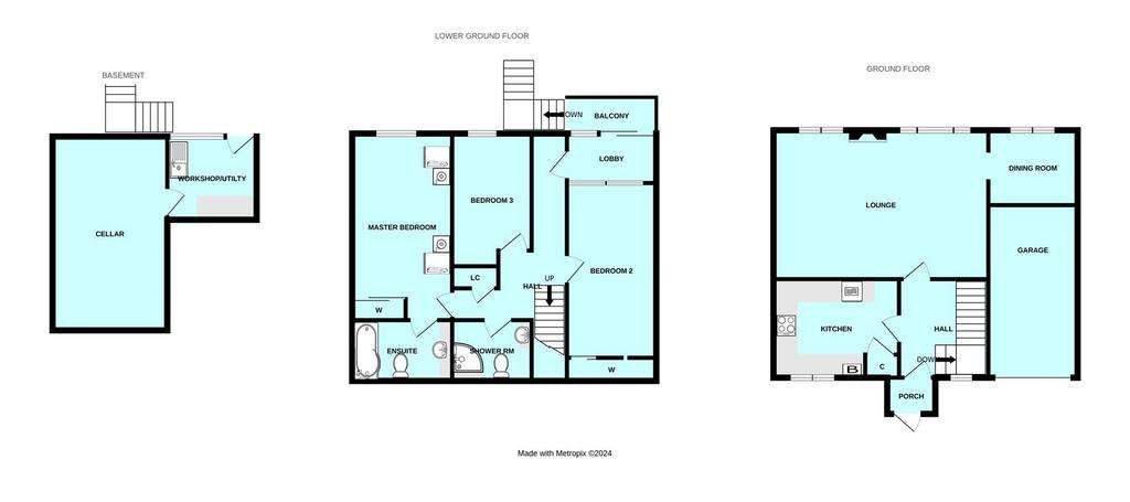 3 bedroom link-detached house for sale - floorplan