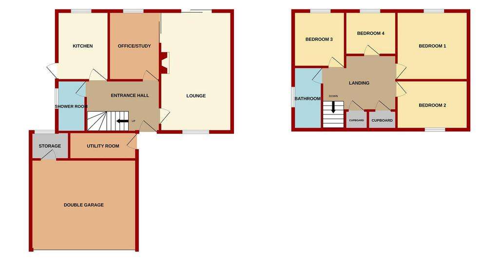 4 bedroom detached house for sale - floorplan