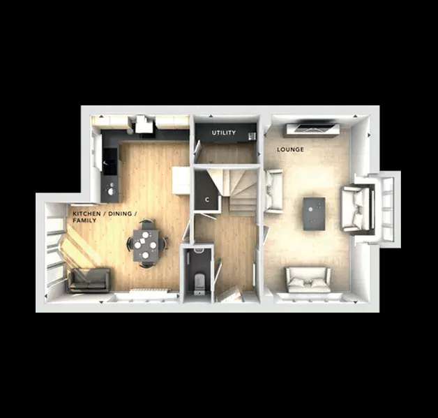 4 bedroom detached house for sale - floorplan