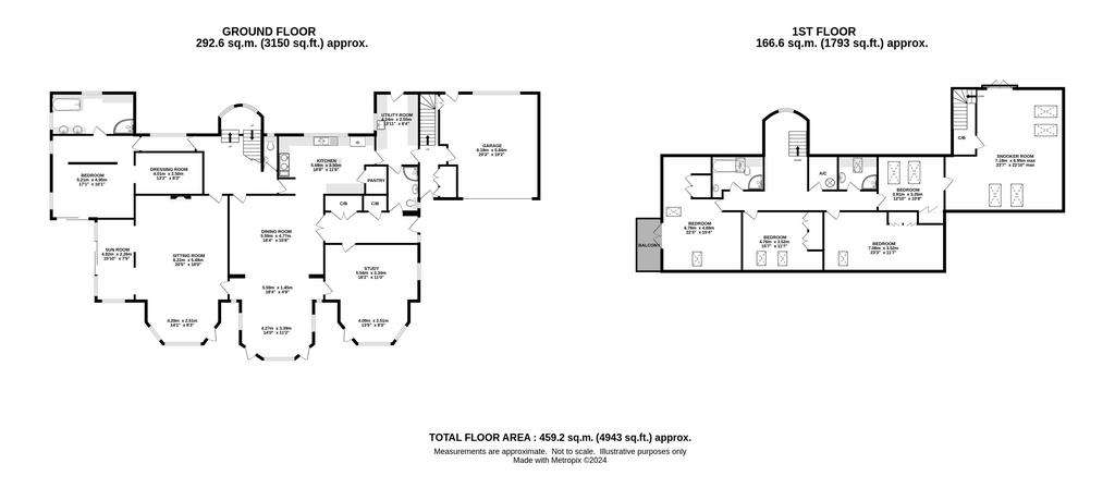 5 bedroom house for sale - floorplan