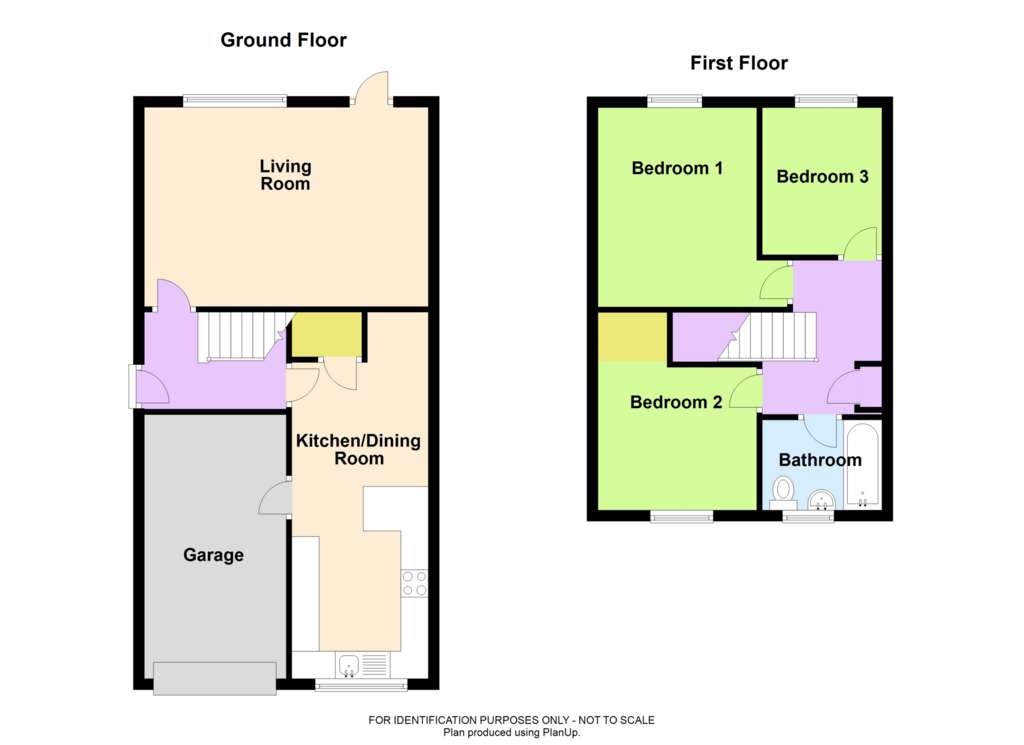 3 bedroom link-detached house for sale - floorplan