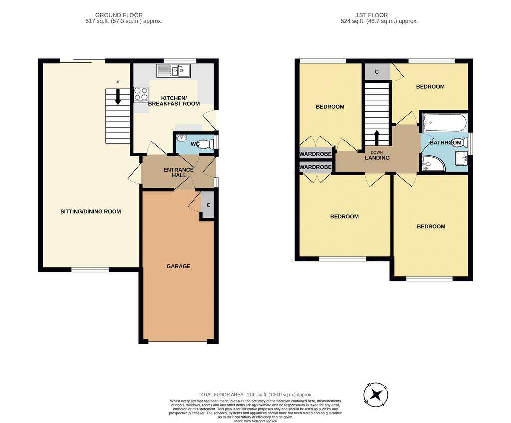 4 bedroom detached house for sale - floorplan