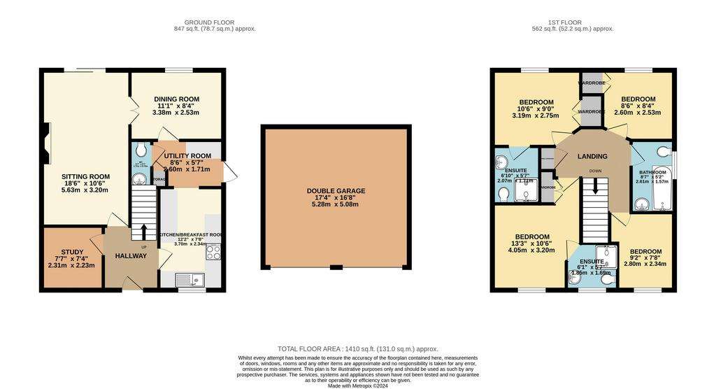 4 bedroom detached house for sale - floorplan