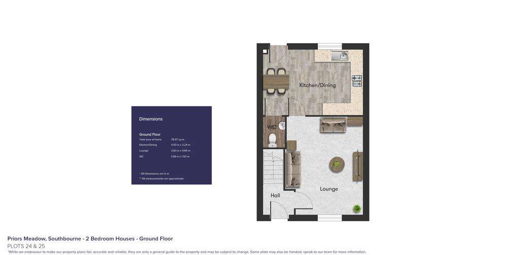 2 bedroom terraced house for sale - floorplan