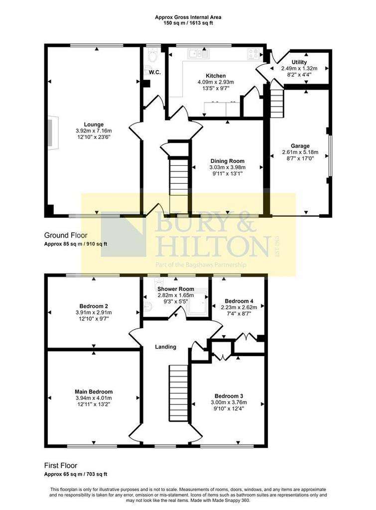 4 bedroom detached house for sale - floorplan