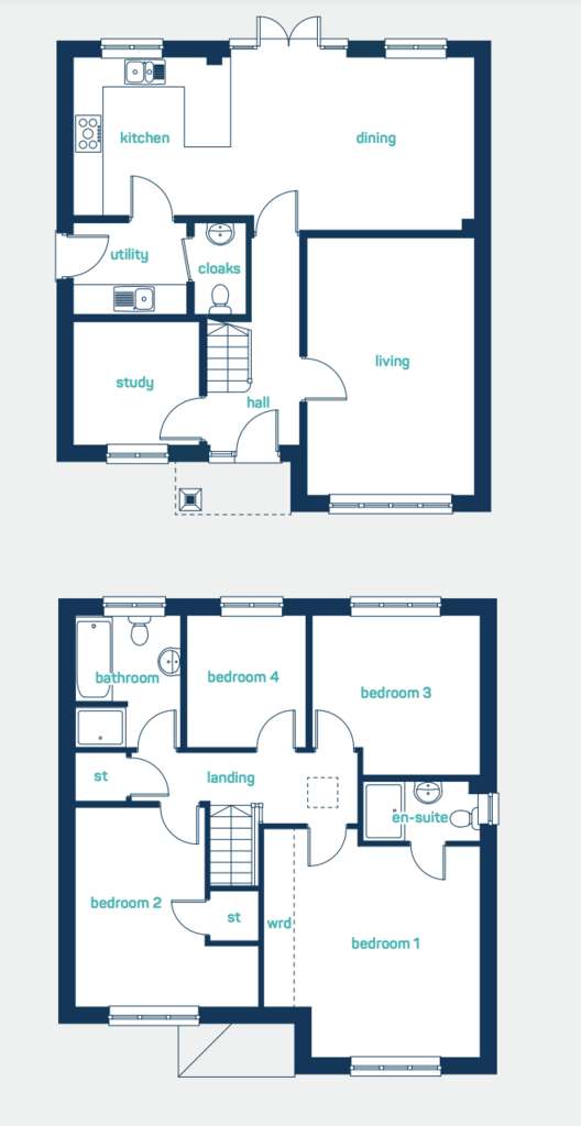 4 bedroom detached house for sale - floorplan