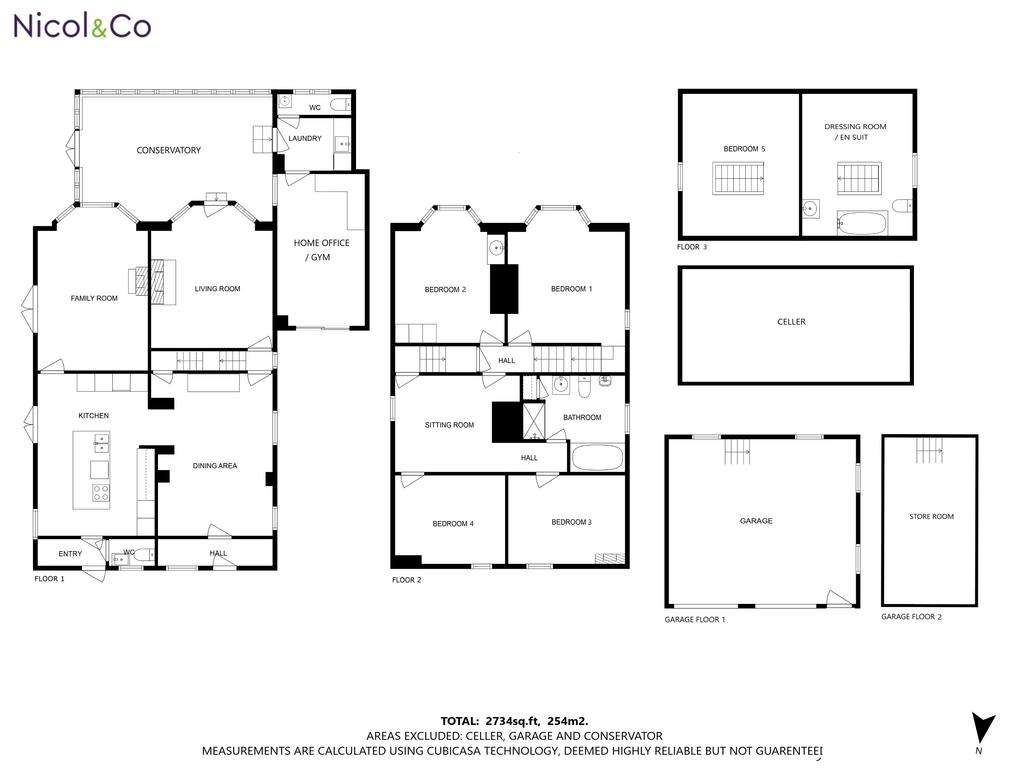 5 bedroom detached house for sale - floorplan