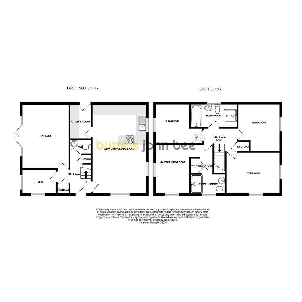 4 bedroom detached house for sale - floorplan