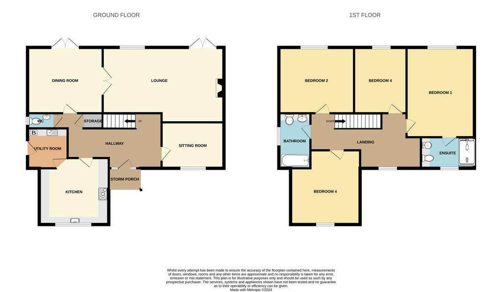 4 bedroom detached house for sale - floorplan