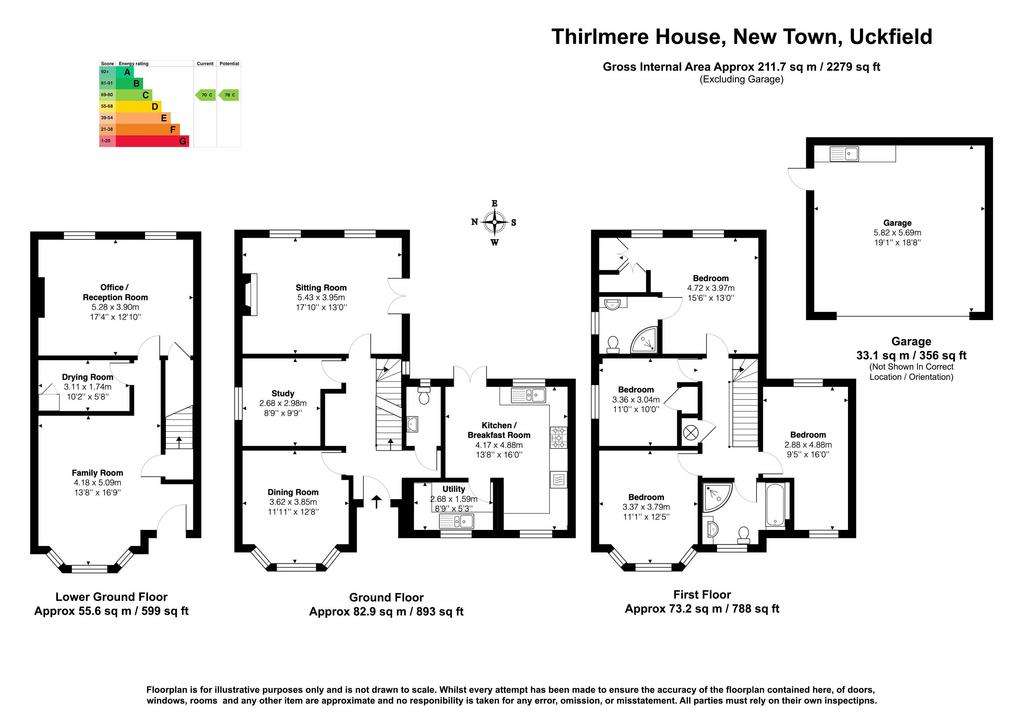 4 bedroom detached house for sale - floorplan