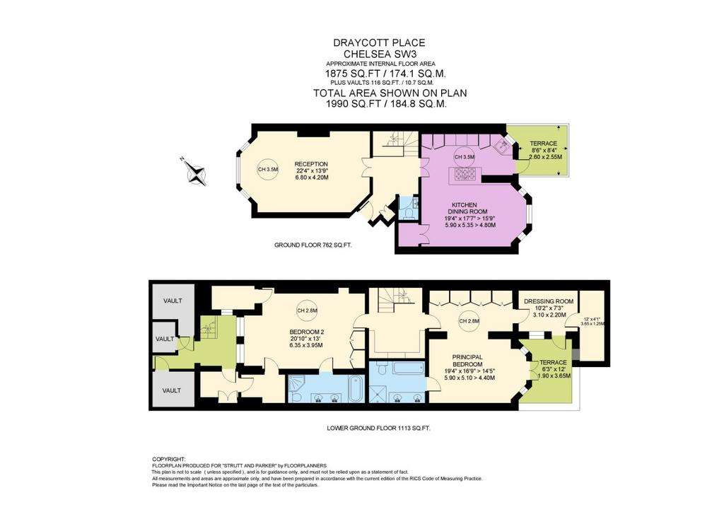 2 bedroom flat for sale - floorplan