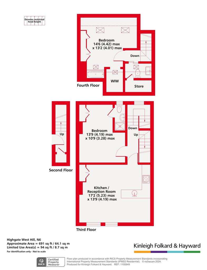 2 bedroom flat for sale - floorplan