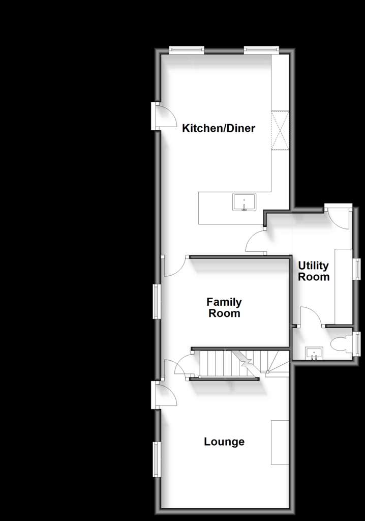 3 bedroom detached house for sale - floorplan