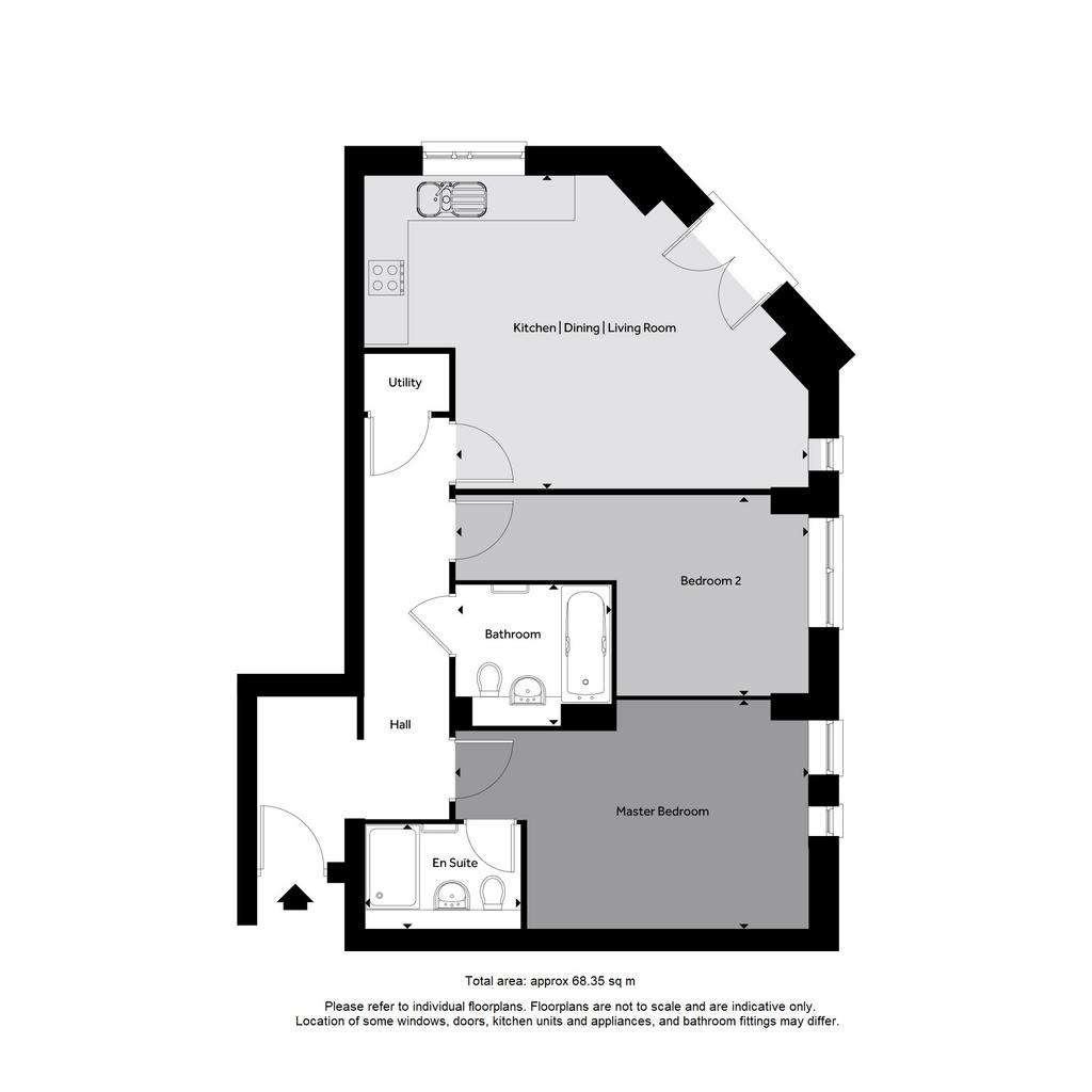 2 bedroom flat for sale - floorplan