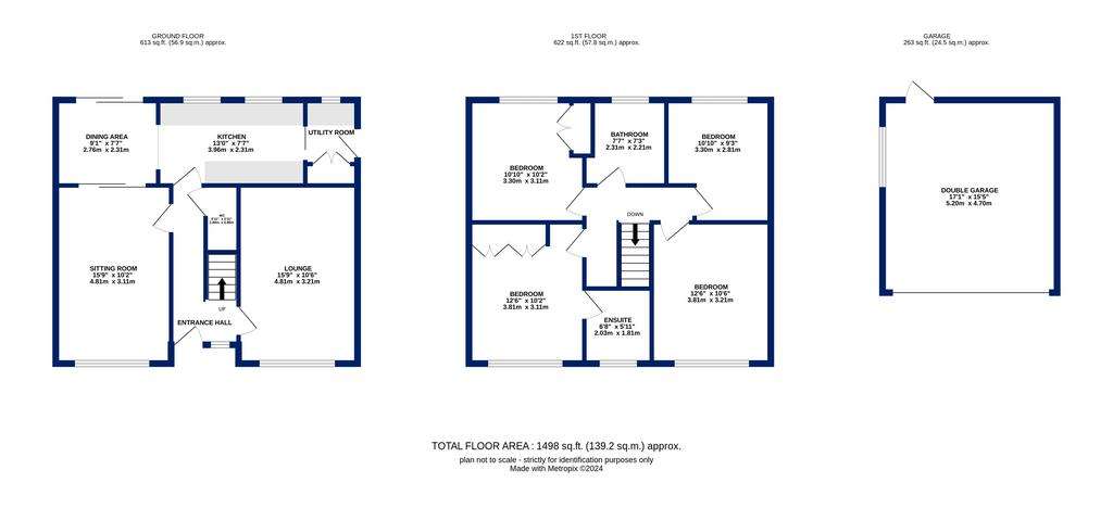 4 bedroom detached house for sale - floorplan