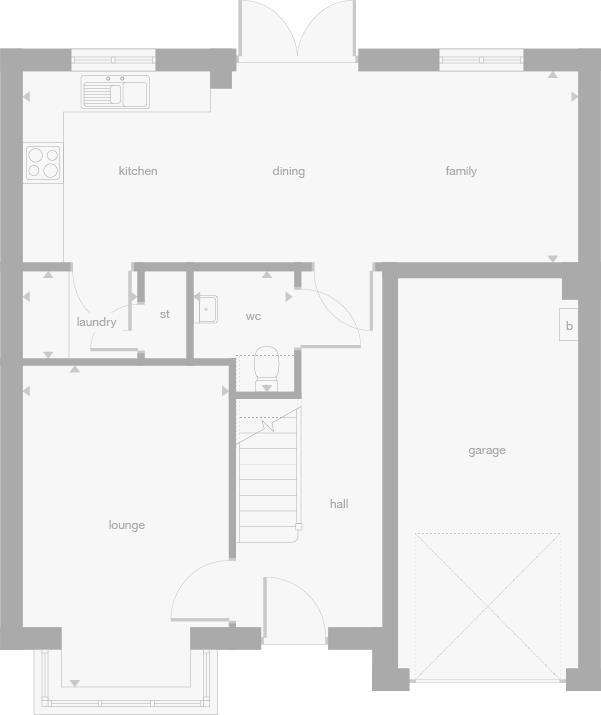 4 bedroom detached house for sale - floorplan