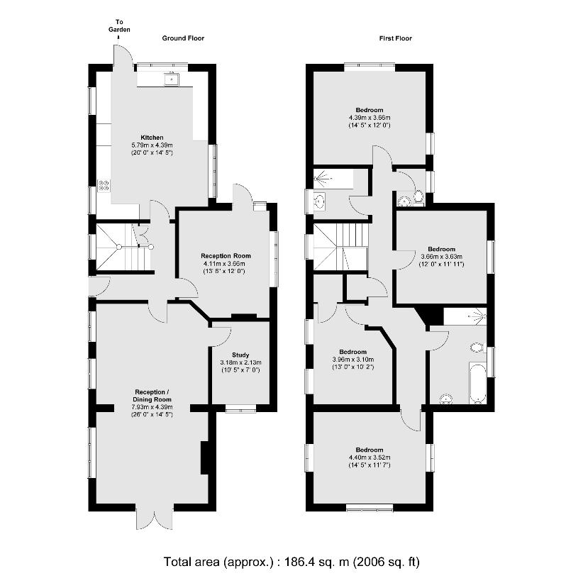 4 bedroom property for sale - floorplan