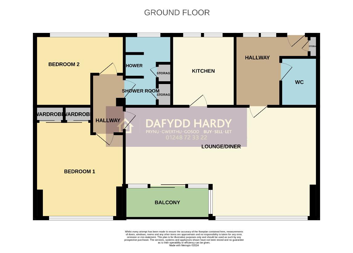 2 bedroom flat for sale - floorplan