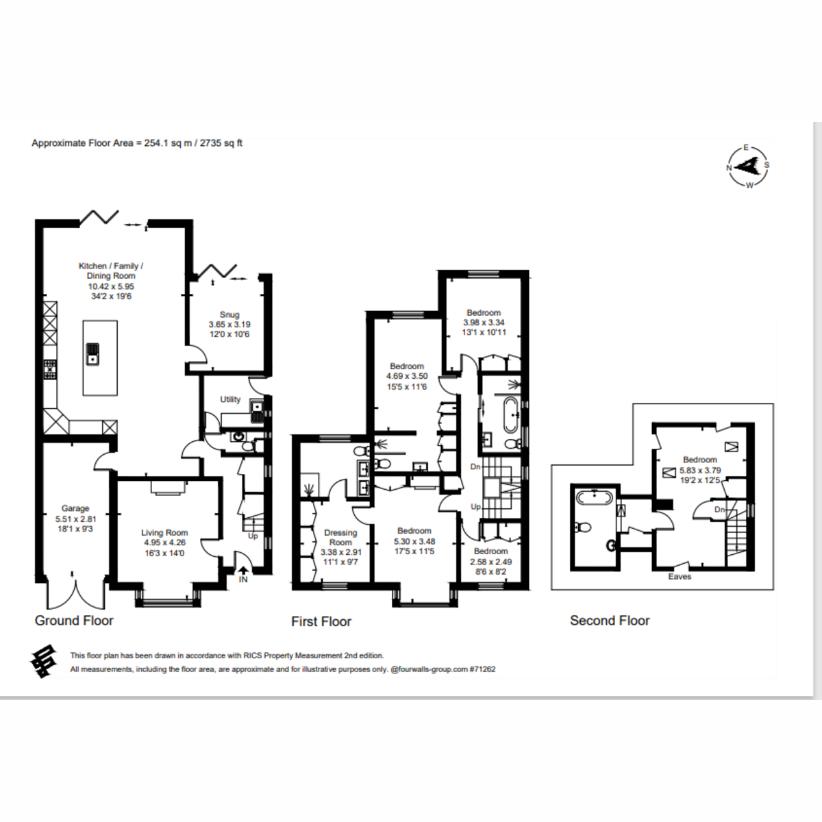 5 bedroom detached house for sale - floorplan