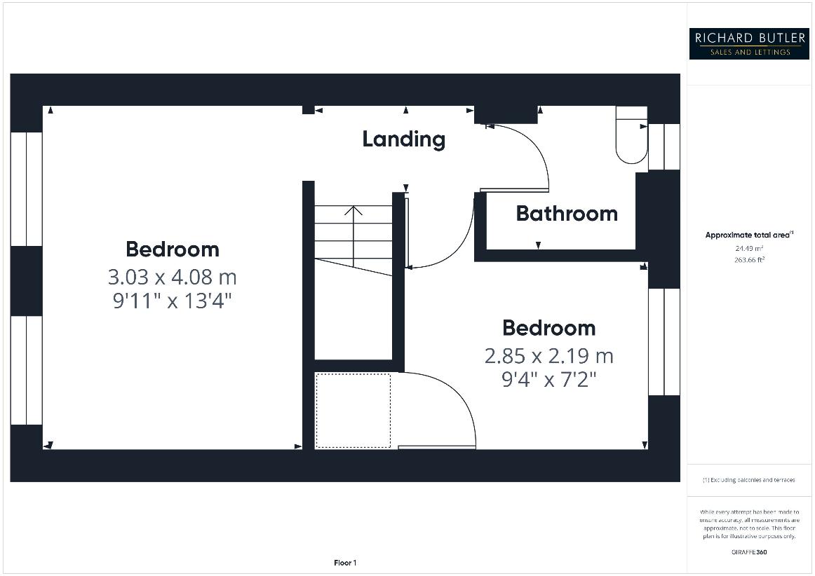 2 bedroom property for sale - floorplan