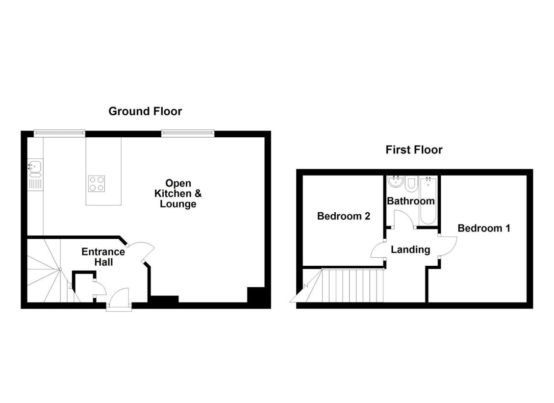 2 bedroom flat for sale - floorplan