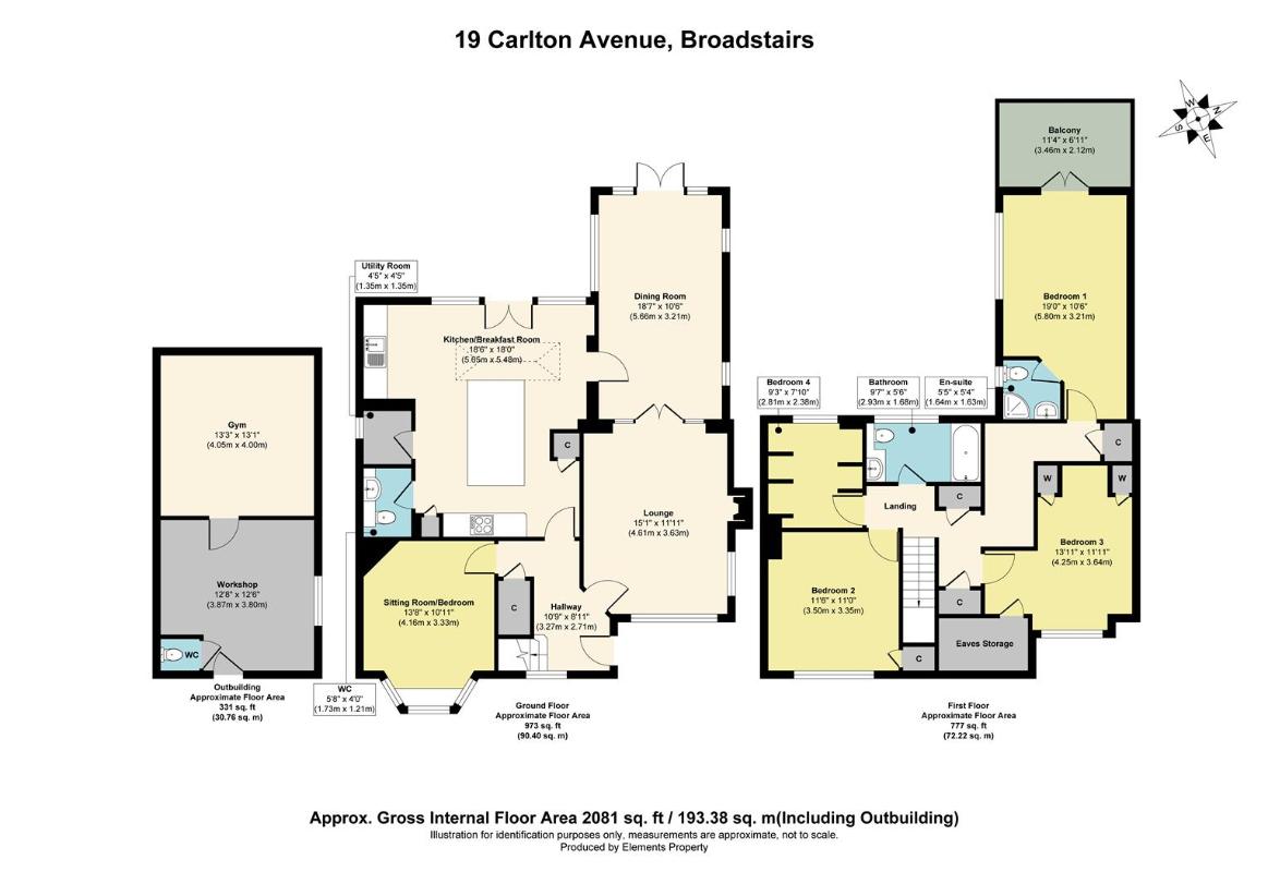 4 bedroom detached house for sale - floorplan