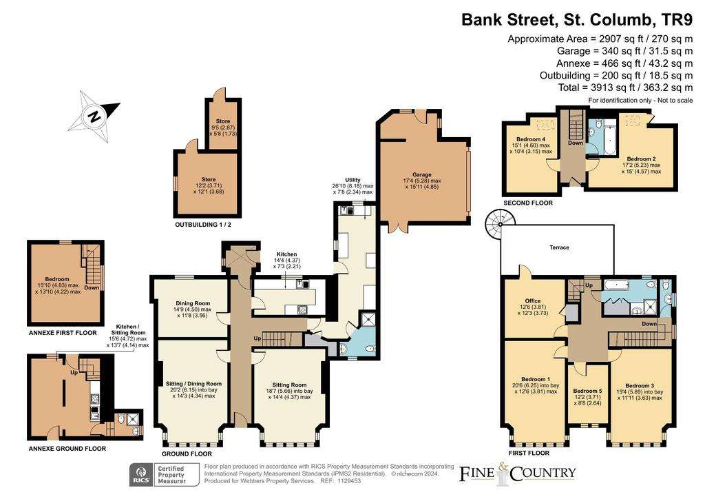 6 bedroom detached house for sale - floorplan