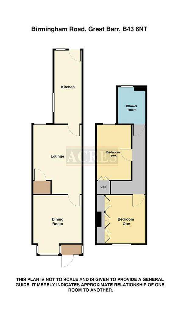 2 bedroom terraced house for sale - floorplan