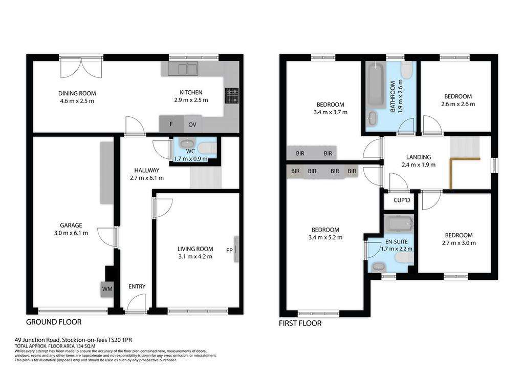 4 bedroom detached house for sale - floorplan