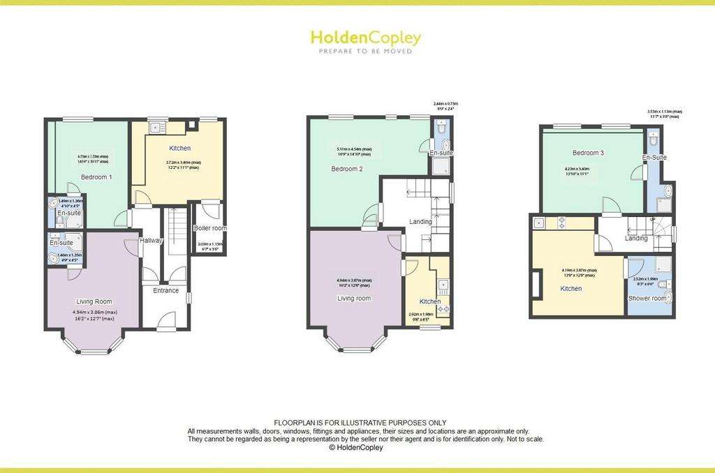 3 bedroom semi-detached house for sale - floorplan