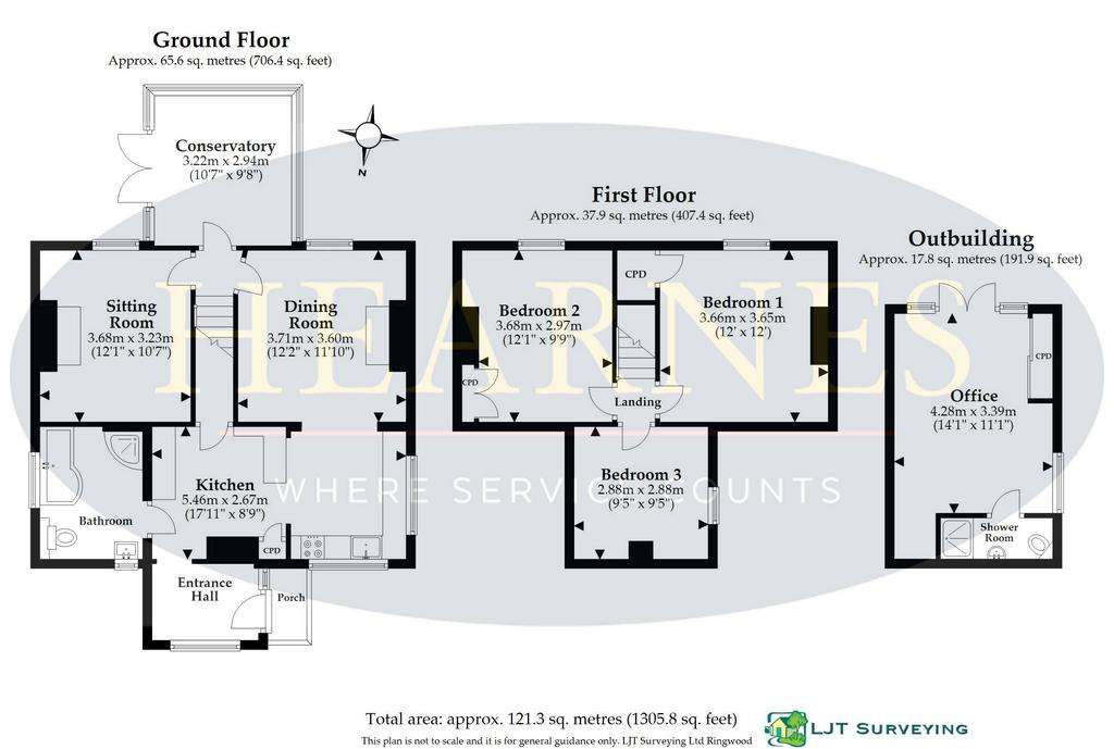 3 bedroom detached house for sale - floorplan