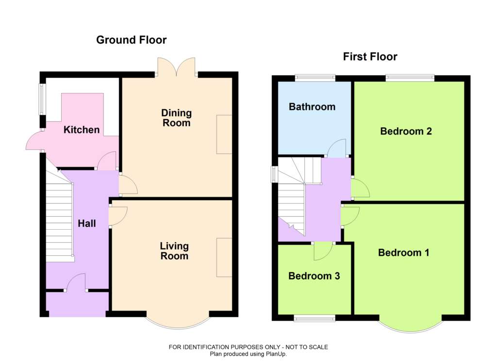 3 bedroom semi-detached house for sale - floorplan