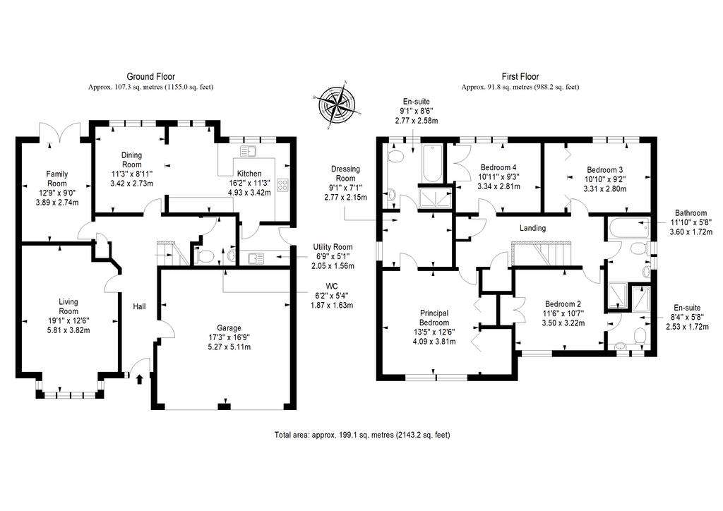 4 bedroom detached house for sale - floorplan