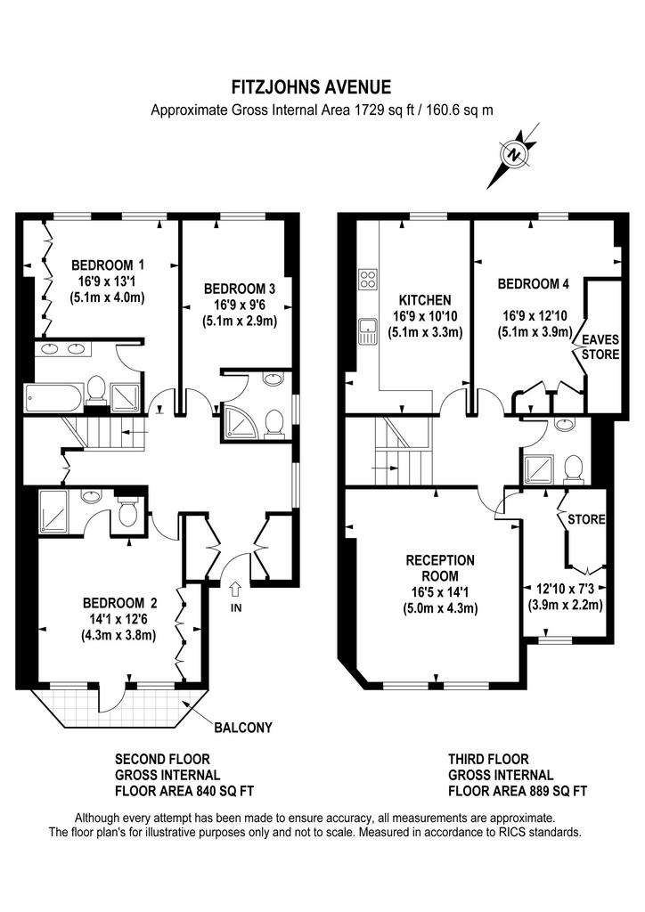 4 bedroom duplex apartment to rent - floorplan