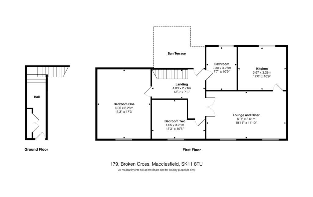 2 bedroom maisonette for sale - floorplan