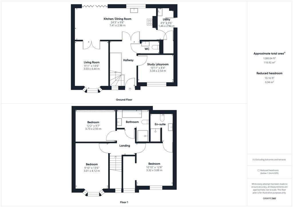 3 bedroom detached house for sale - floorplan