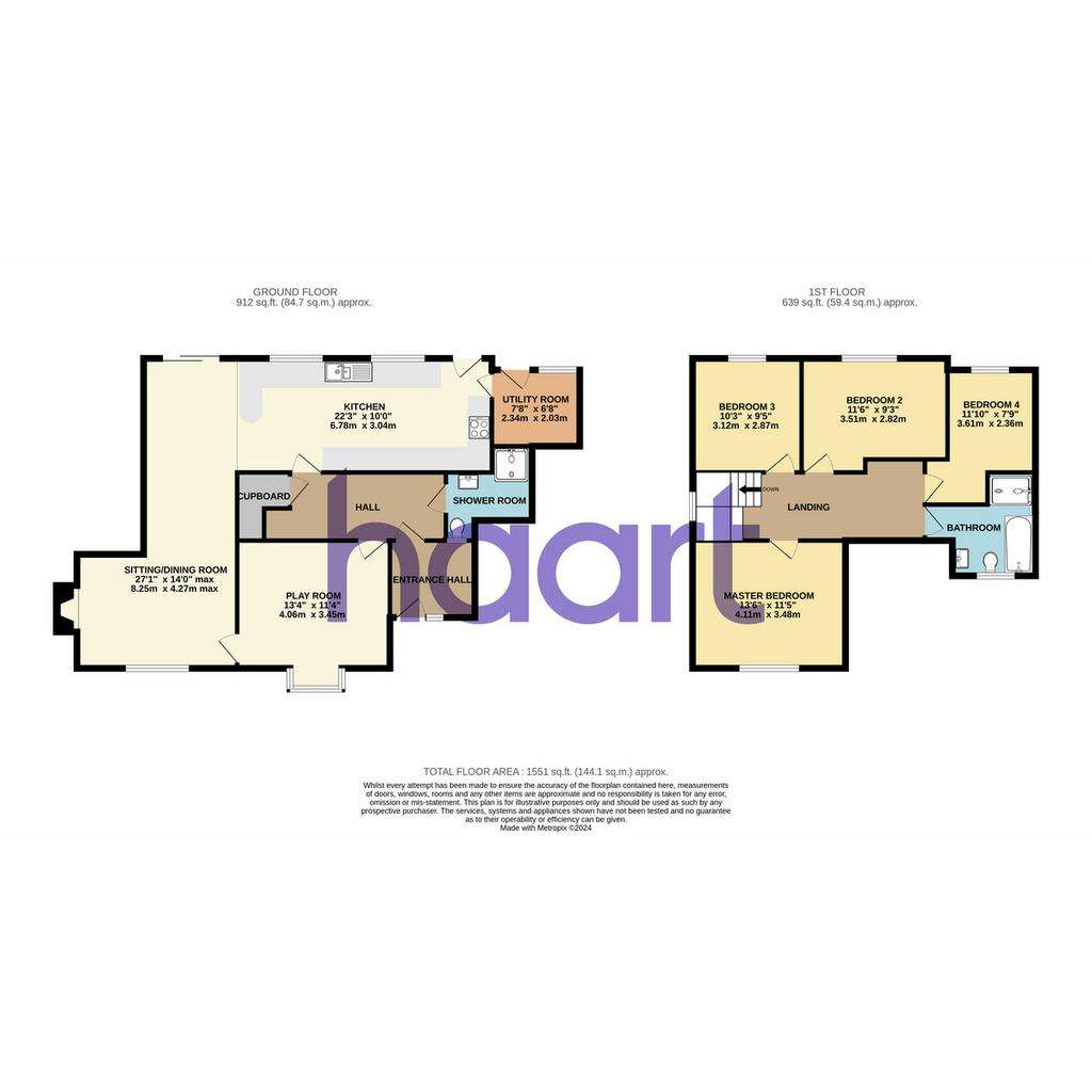 4 bedroom detached house for sale - floorplan