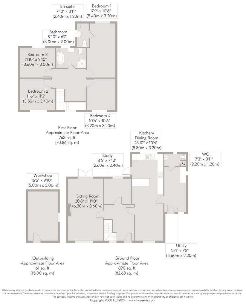 4 bedroom detached house for sale - floorplan