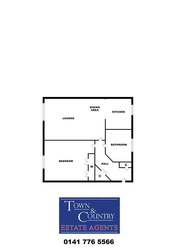 1 bedroom flat for sale - floorplan