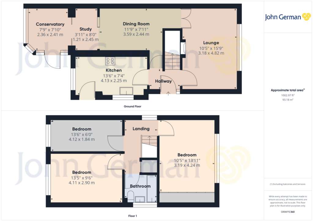 3 bedroom detached house for sale - floorplan