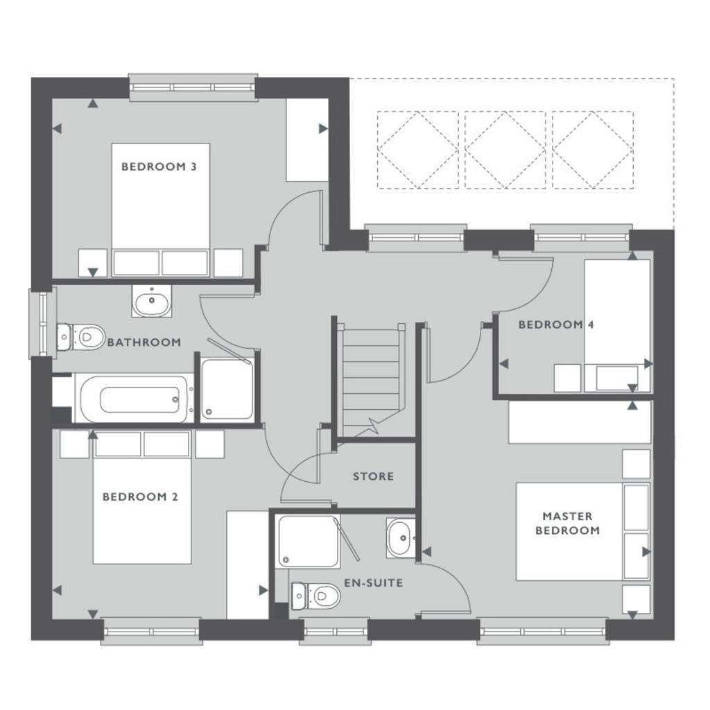 4 bedroom detached house for sale - floorplan