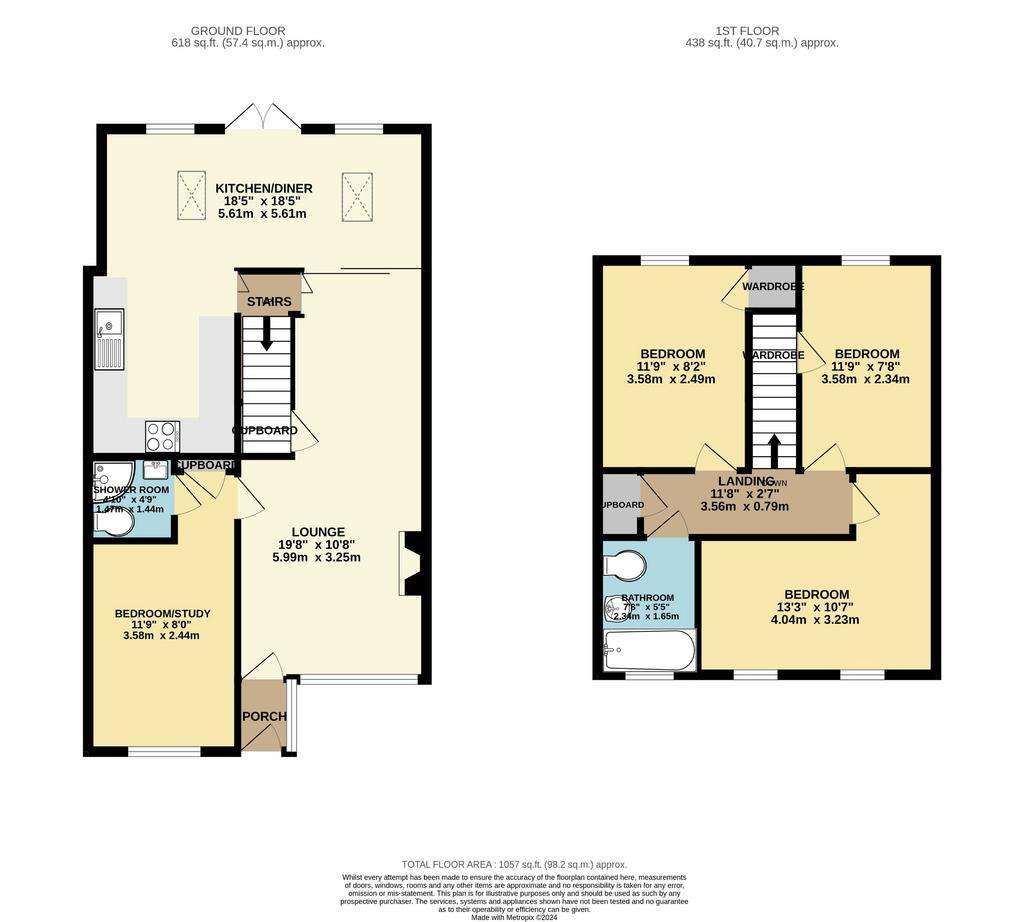 4 bedroom semi-detached house for sale - floorplan