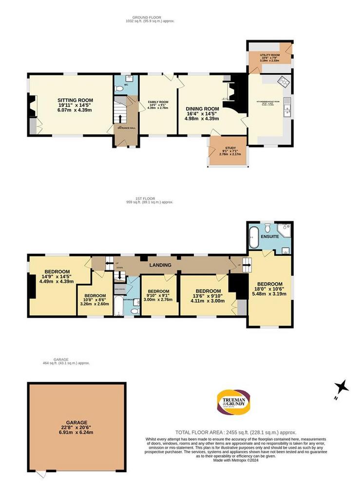 5 bedroom detached house for sale - floorplan